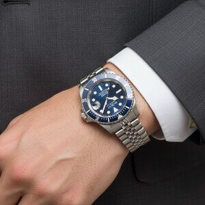 NWT Authentic Duxot Atlantica Diver Automatic Blue Dial Men's Watch